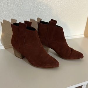 Dark red brown Boots